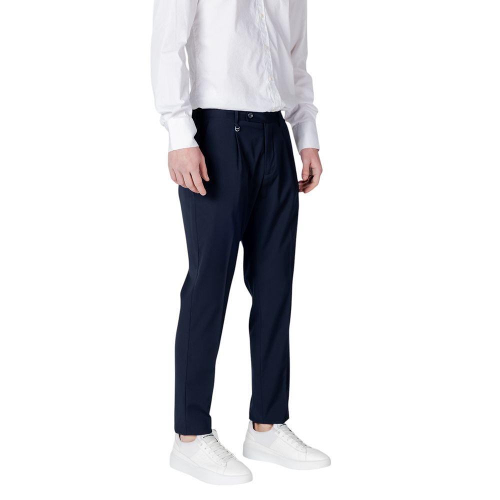 Antony Morato Blue Polyester Dress Pants