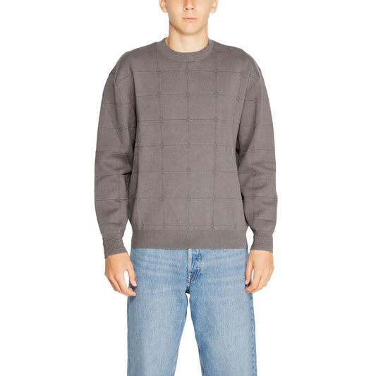 Armani Exchange Gray Cotton Sweatshirt