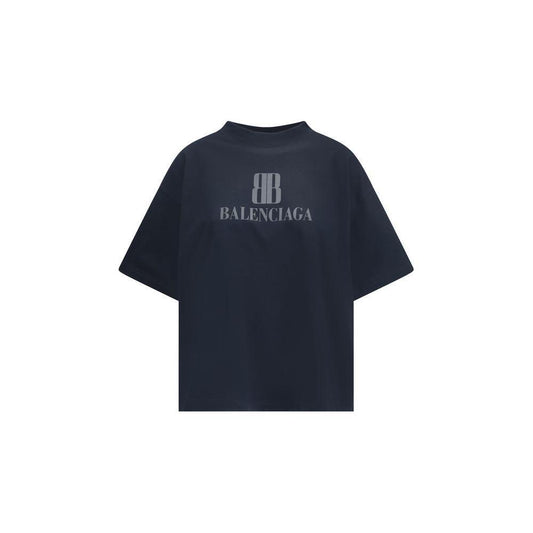 Balenciaga Logo T-Shirt 1728,2,3,72470364320,Balenciaga,Black,Clothing,New with tags,Tops & T-Shirts - Women - Clothing,Women,Women - Clothing Balenciaga BA-818431TSVU41083-2