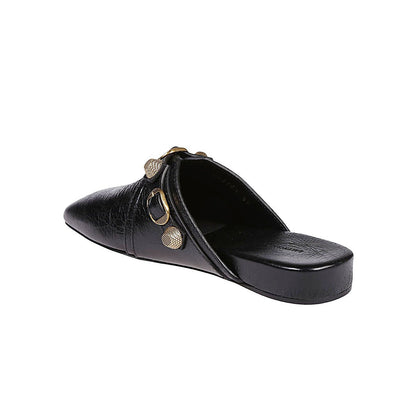 Balenciaga Cozy Cagole leather mules in black