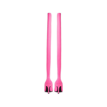 Balenciaga Pink Polyester Boot