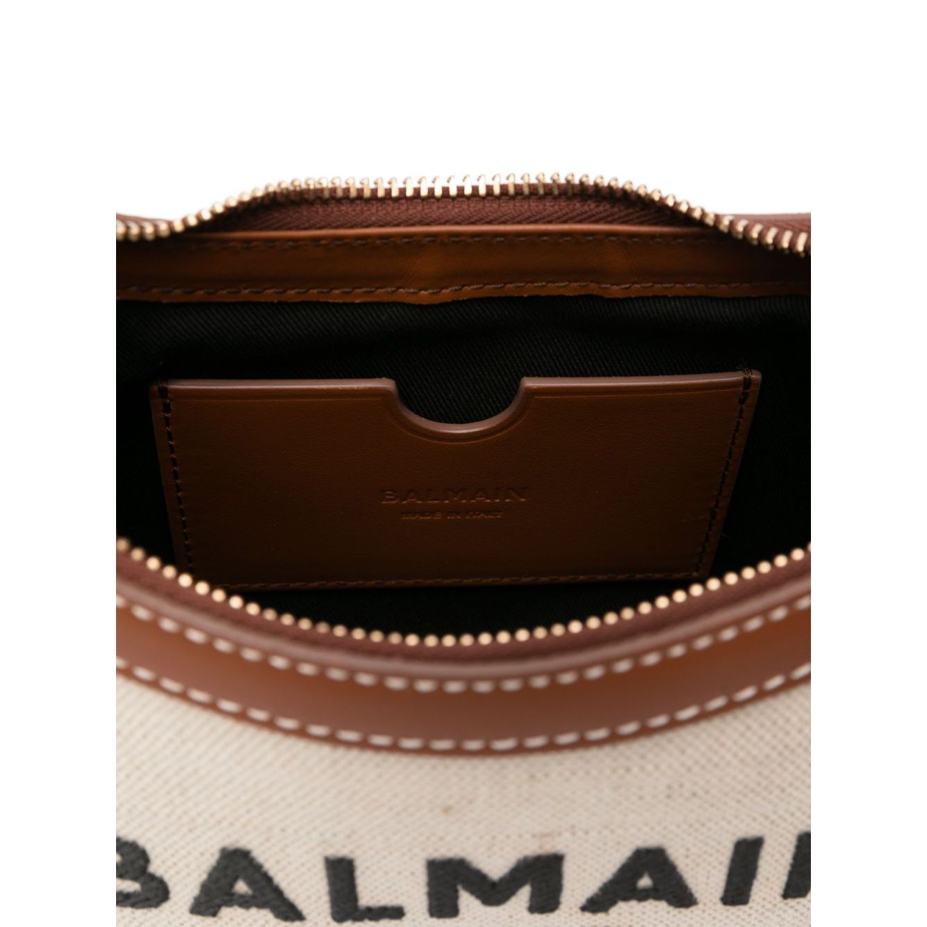 Balmain B-Army canvas shoulder bag