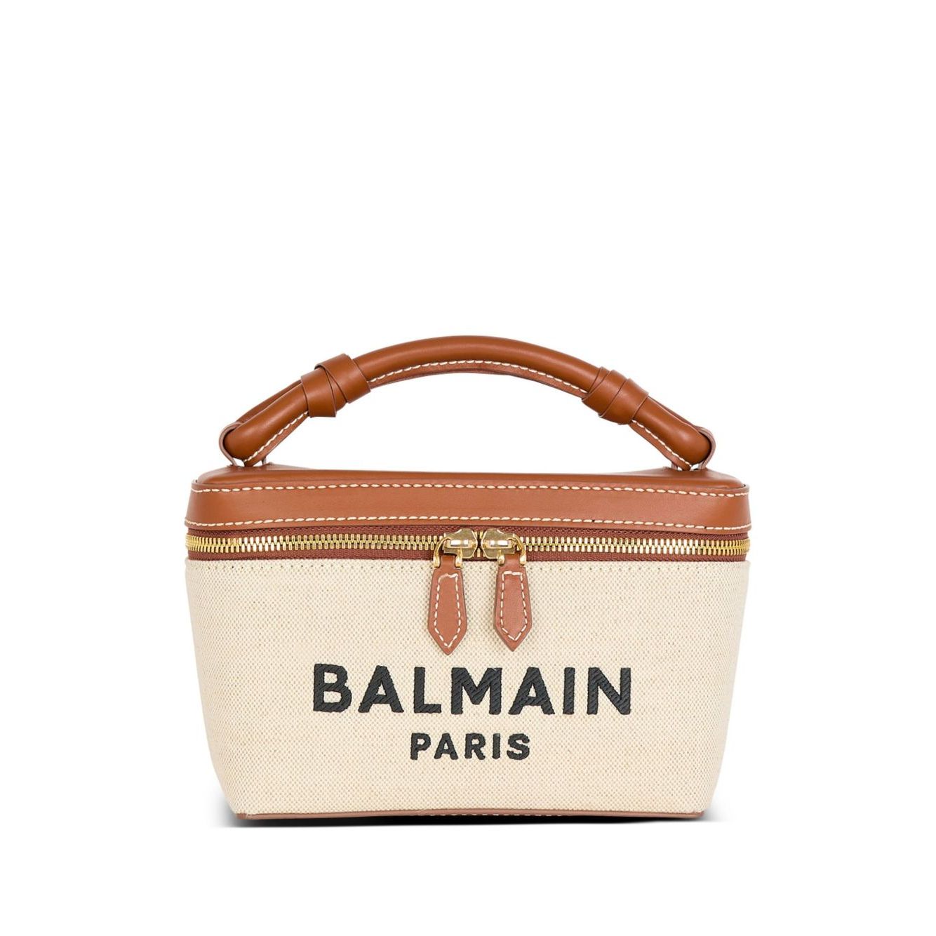 Balmain B-Army canvas vanity case