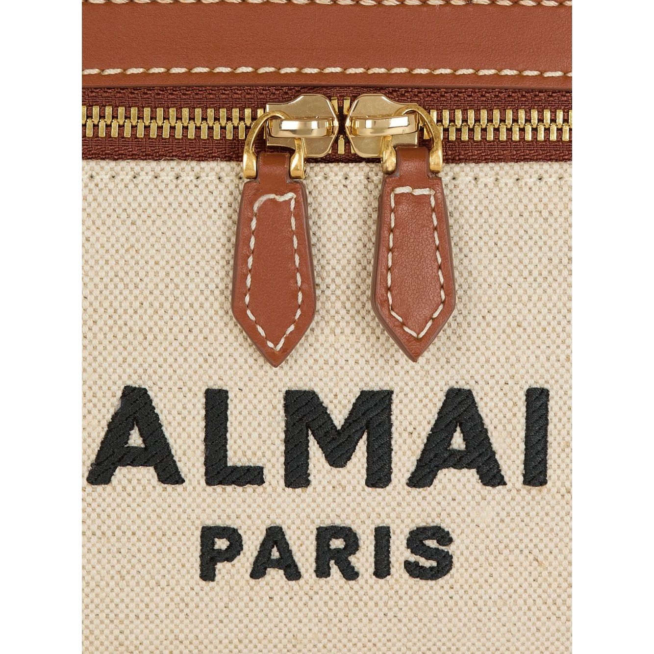 Balmain B-Army canvas vanity case