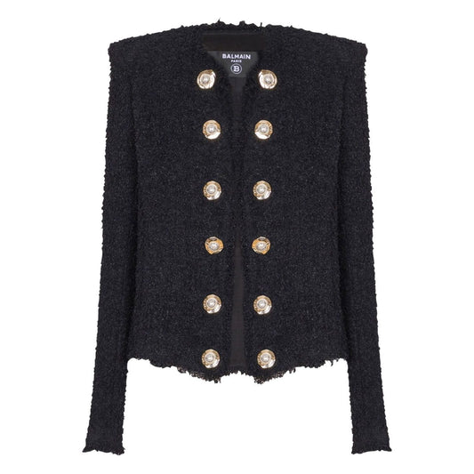 Balmain Edge-to-edge tweed jacket Jackets