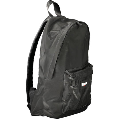 Blauer Black Polyester Men Backpack 1728,67403481248,Backpacks - Bags,Bags,Black,Blauer,Men,New with tags
