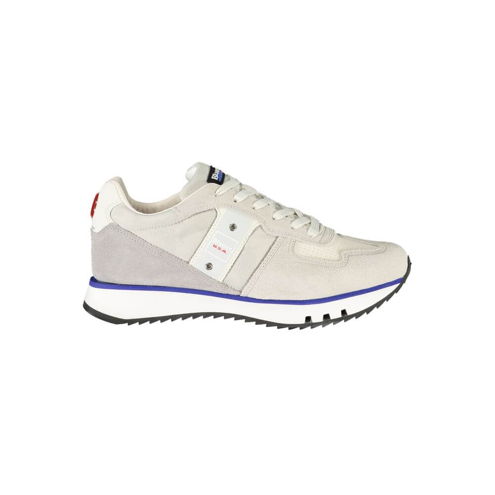 Blauer Gray Leather Men Sneaker