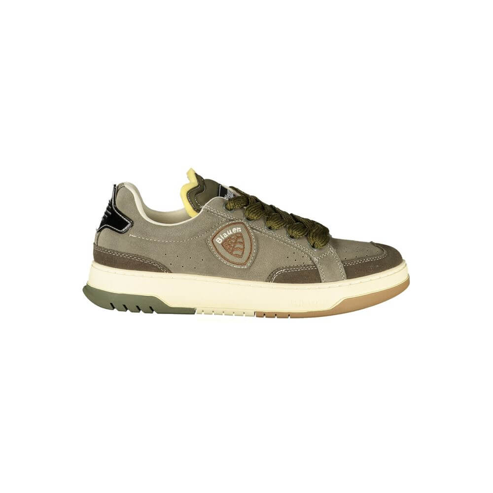Blauer Green Leather Men Sneaker