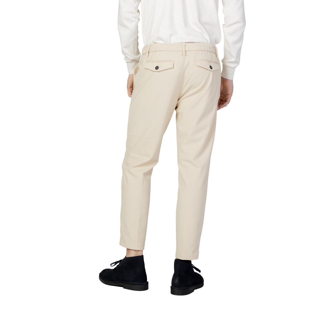 Borghese Beige Nylon Casual Pants