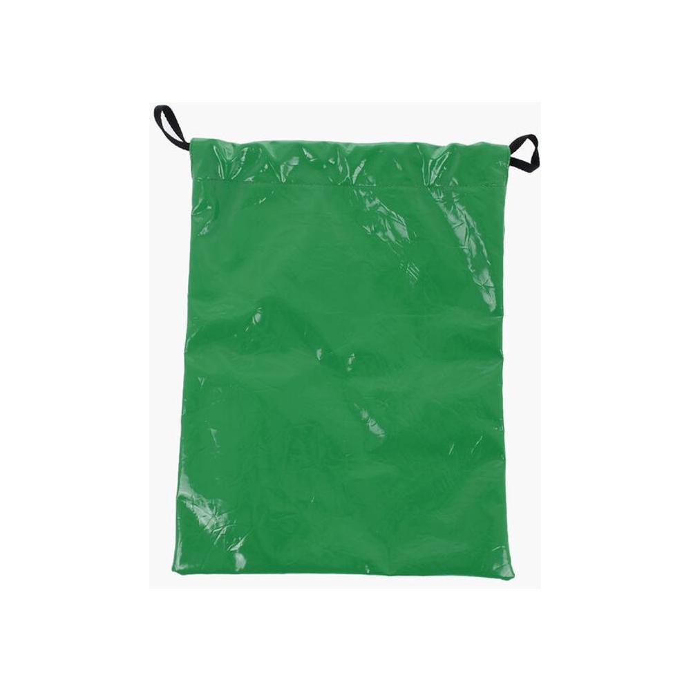 Front view with bag zipped and handles upright.