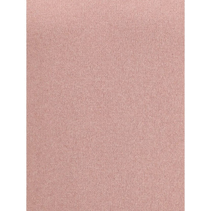 Close-up view of the fabric texture of the Brooksfield Multicolor Alpaca Vicugna Pacos Sweatshirt, showcasing its soft alpaca yarn.