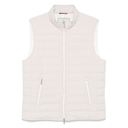 Brunello Cucinelli High-neck waistcoat Vests