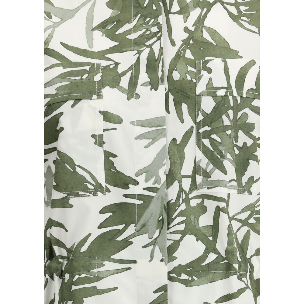 Brunello Cucinelli Multicolor Cotton Pattern Shirt