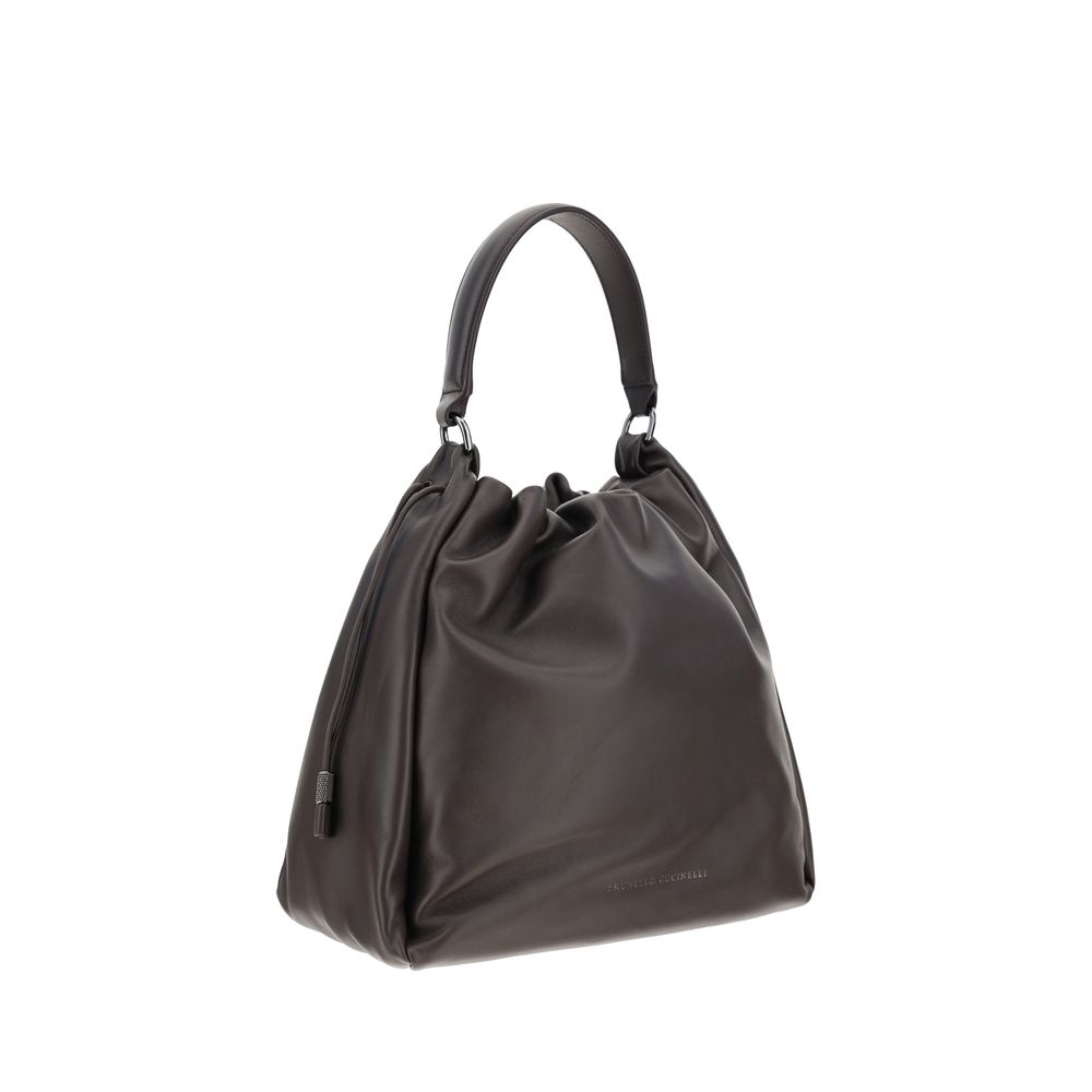 Front view with bag zipped and handles upright.