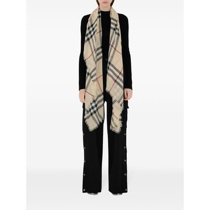 Burberry Check wool scarf Scarves Hats & Gloves