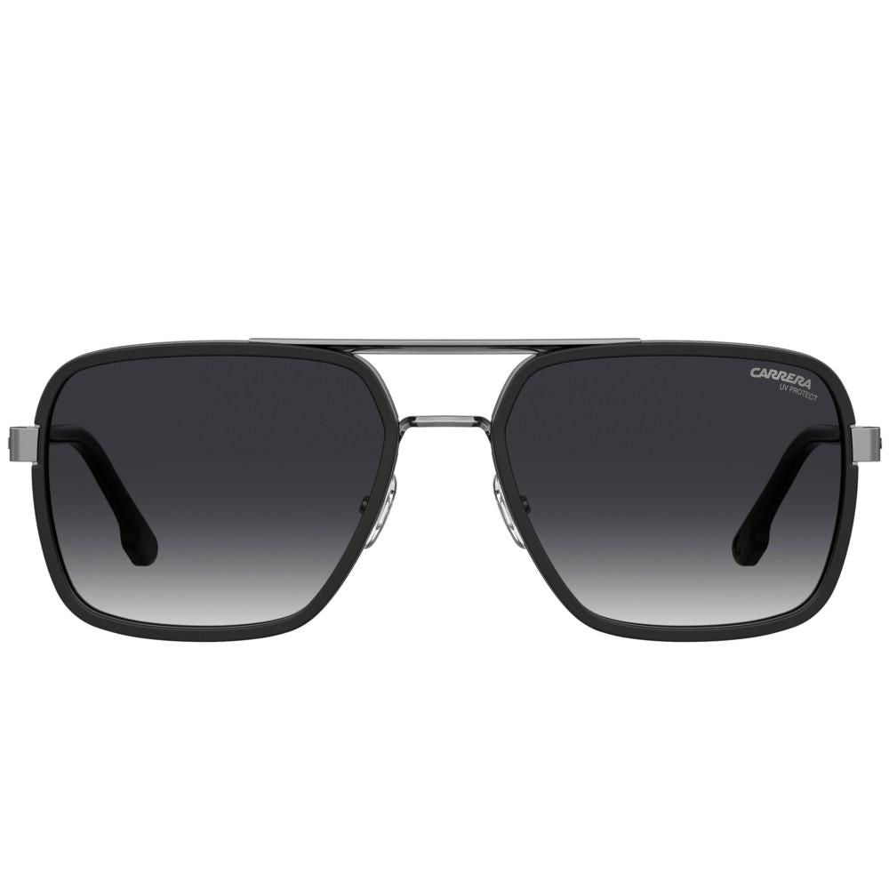 CARRERA MOD. CARRERA 256_S metal sunglasses for gents, front view. Stylish eyewear for men with black gradient lenses.