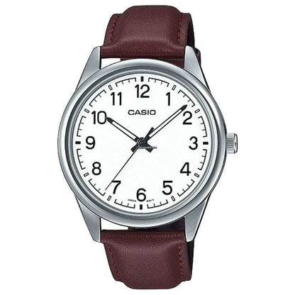 CASIO COLLECTION Mod. CASUAL. LEATHER - WHITE WATCHES
