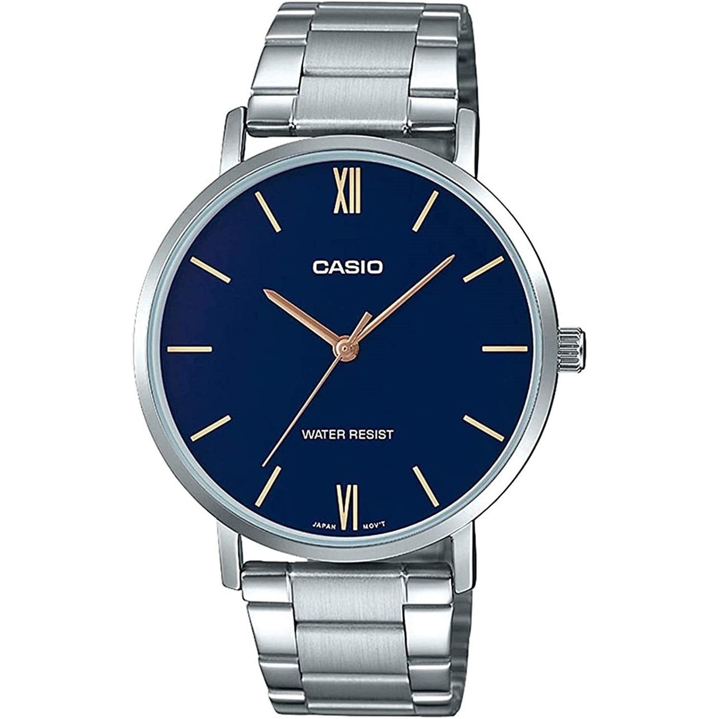 CASIO COLLECTION Mod. MINIMAL. METAL - PETROL BLUE WATCHES