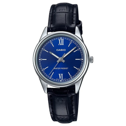 CASIO COLLECTION Mod. ONLY TIME LADY LEATHER - BLUE WATCHES