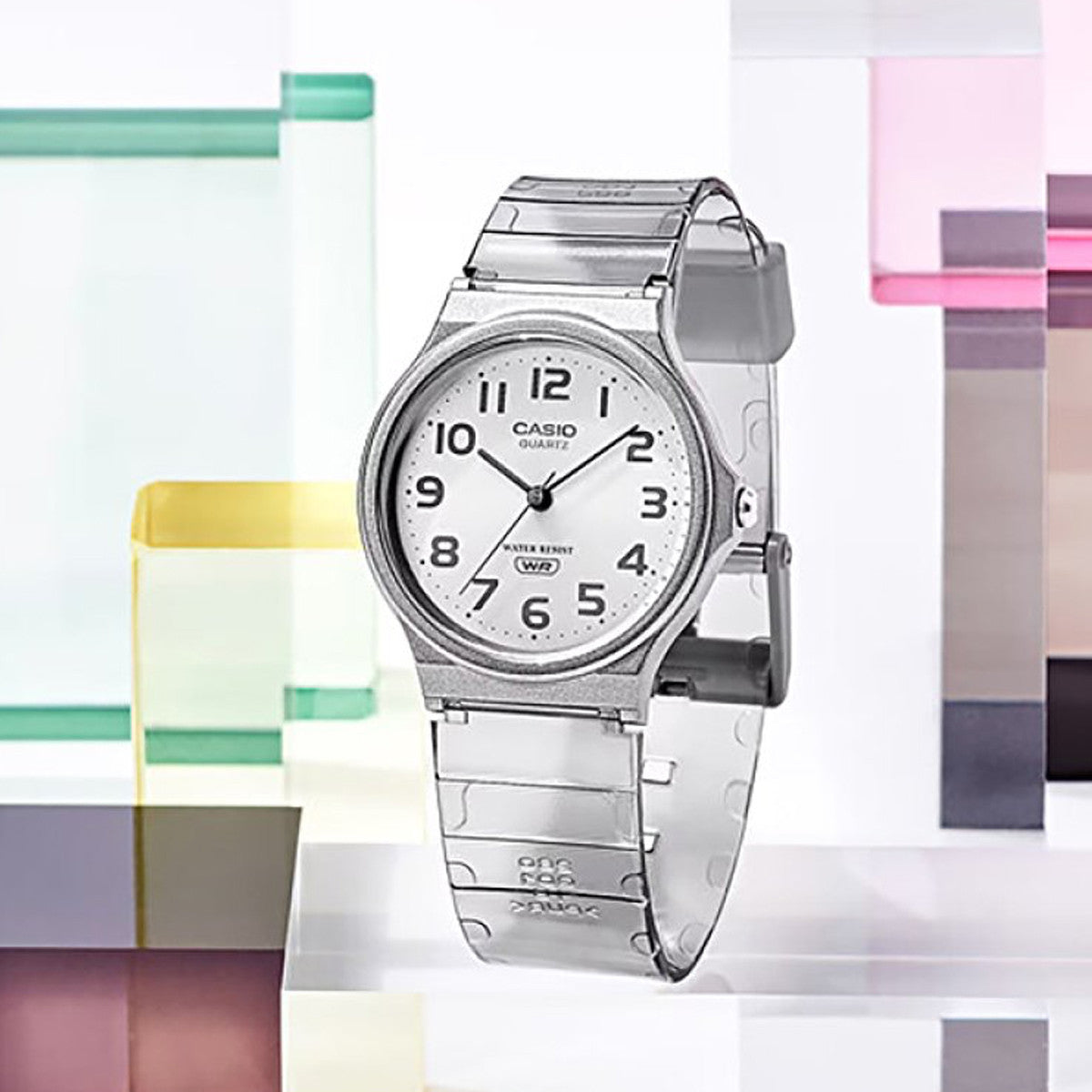 CASIO COLLECTION Mod. POP TRANSLUCID GREY WATCHES