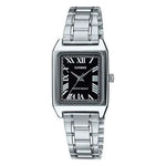 CASIO COLLECTION Mod. TANK. METAL ALLOY - BLACK WATCHES