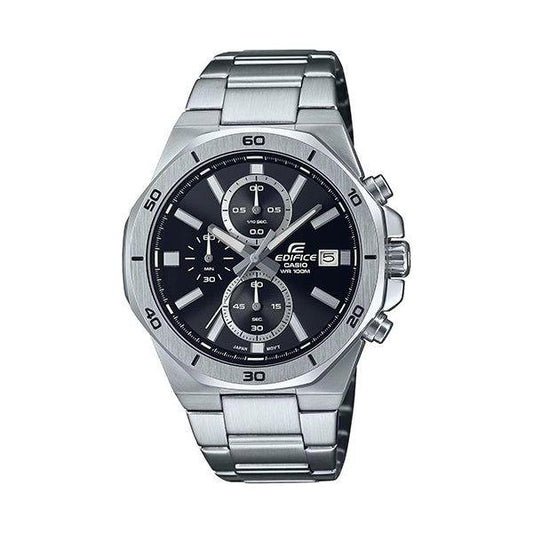 CASIO EDIFICE Mod. STANDARD CHRONOGRAPH LIGHT BLACK DIAL WATCHES