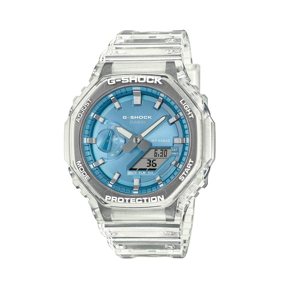 CASIO G-SCHOCK Mod. BRIGHT METALLIC - LIGHT BLUE WATCHES