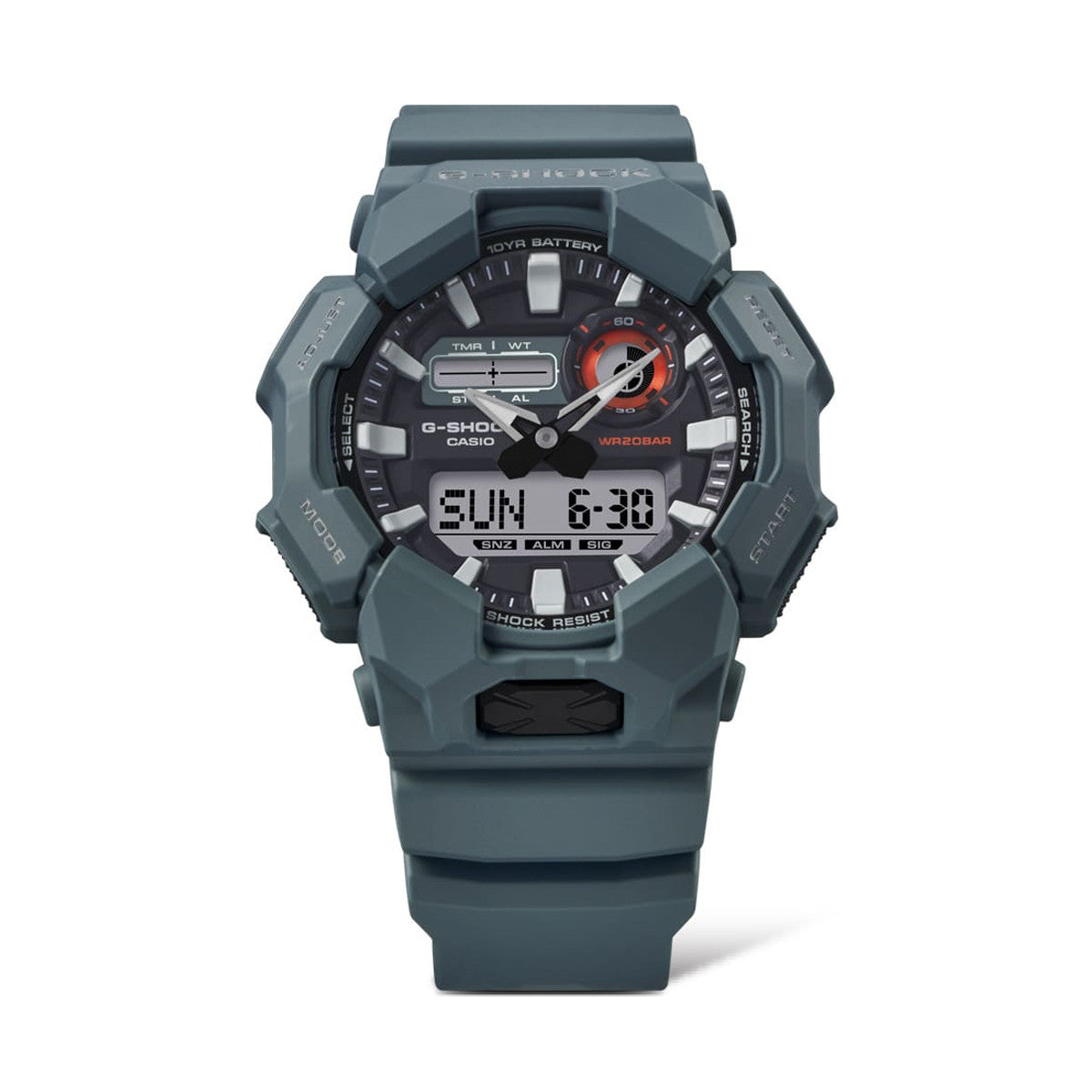 CASIO G-SHOCK Mod. NEW RUGGED BASIC Analog-Digital 10-Year Battery WATCHES