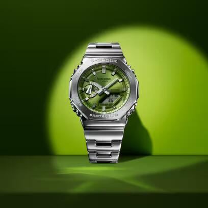 CASIO G-SHOCK Mod. OAK G-STEEL LIME GREEN WATCHES