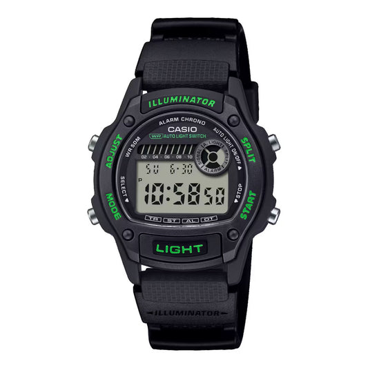 CASIO SPORT Mod. TIMELESS COLLECTION - BLACK - GREEN WATCHES