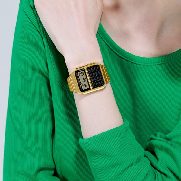 CASIO VINTAGE Mod. CALCULATOR EDGY COLLECTION - GOLD