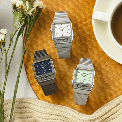 CASIO VINTAGE Mod. EDGY COLLECTION - PETROL BLUE WATCHES