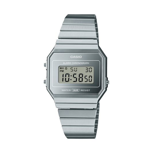 CASIO VINTAGE Mod. ICONIC SLIM SILVER WATCHES