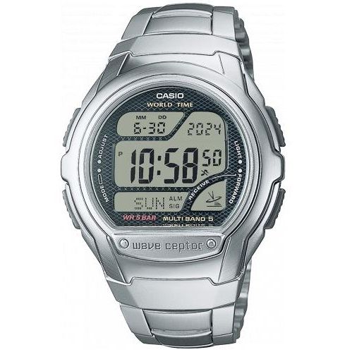 CASIO WAVE CEPTOR - WORLD TIME. RADIO CONTROLLED. Radio signal receiver (EU. USA. Japan) WATCHES