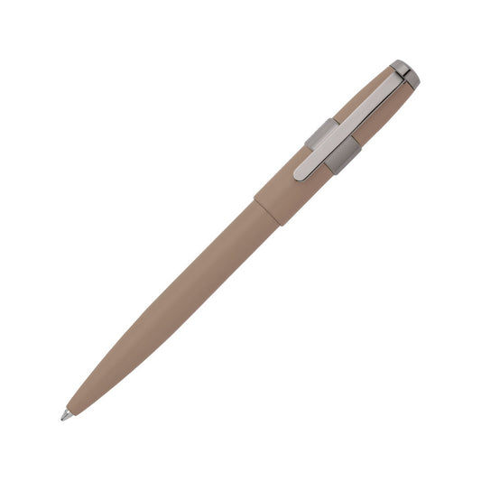 CERRUTI WRITING FASHION ACCESSORIES Mod. NSC3284X beige pen with metallic accents