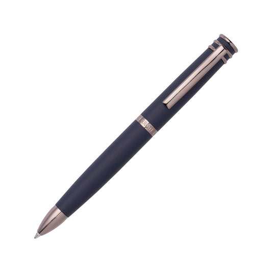 CERRUTI WRITING FASHION ACCESSORIES Mod. NSR2874N luxury pen in black and silver design.