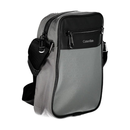 Calvin Klein Grigio Polyester Men Shoulder Bag 1728,67403481248,Bags,Calvin Klein,Gray,Men,New with tags,Shoulder Bags - Bags