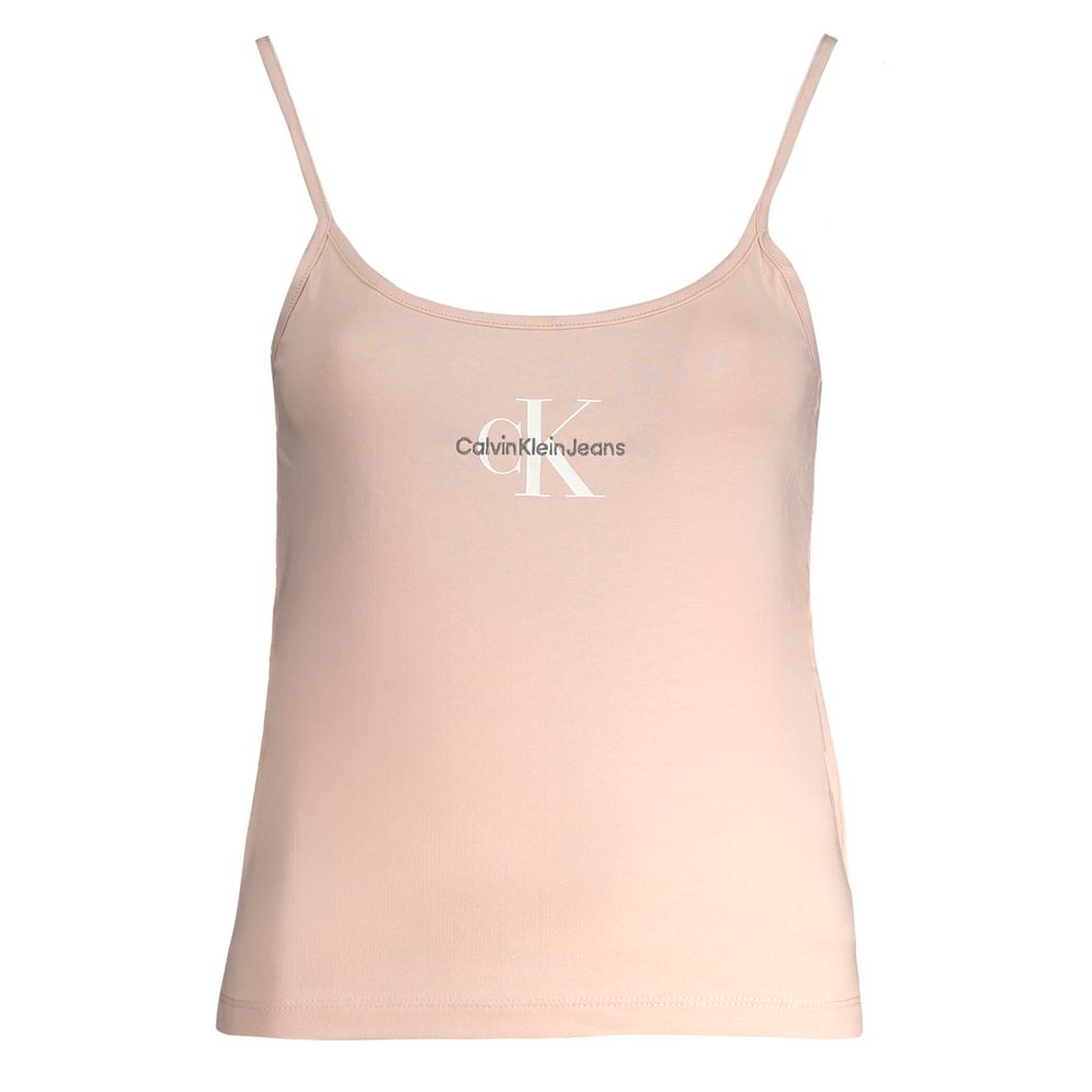 Calvin Klein Pink Cotton Women's Tank Top