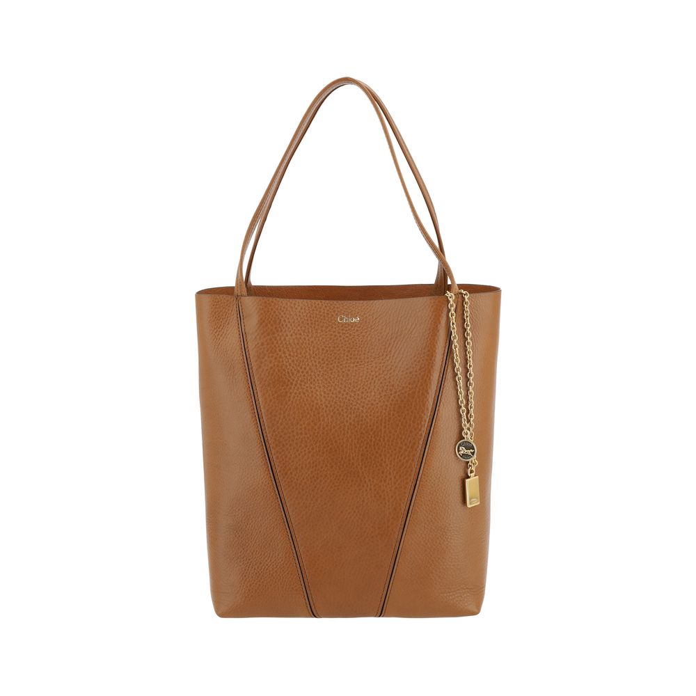 Front view with bag zipped and handles upright.