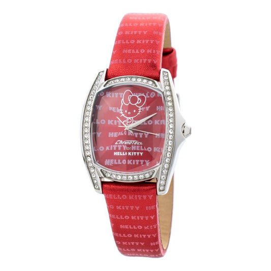 Chronotech Chronotech Red Leather Watch CHCT7094SS28AC 1728,Chronotech,New with tags,Red,Watches for Women - Watches,Women