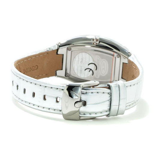 Chronotech Chronotech Silver Leather Watch CHCT7065L26AC 1728,Chronotech,New with tags,Silver,Watches for Women - Watches,Women