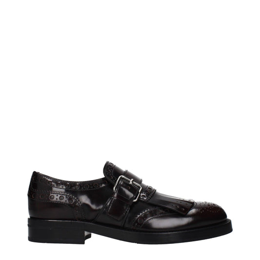 Church's Red Leather Slip-On Loafers