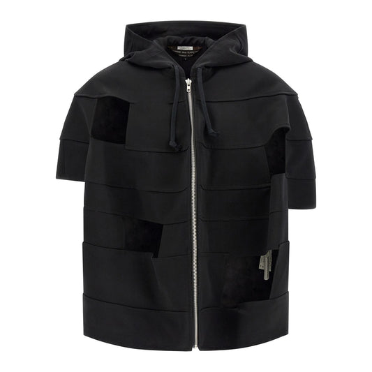 Comme Des Garçons Black Wool Shell Jacket