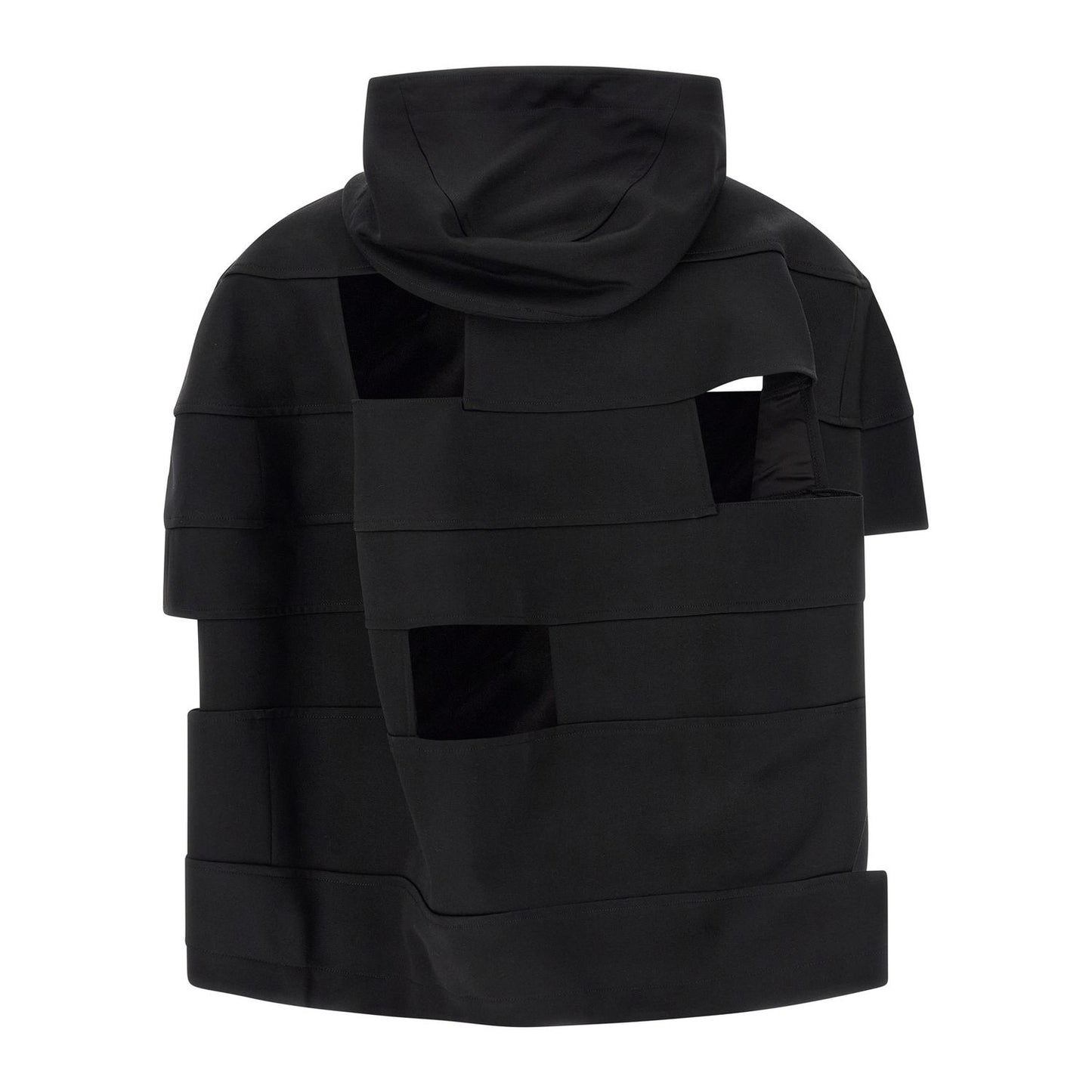 Comme Des Garçons Black Wool Shell Jacket