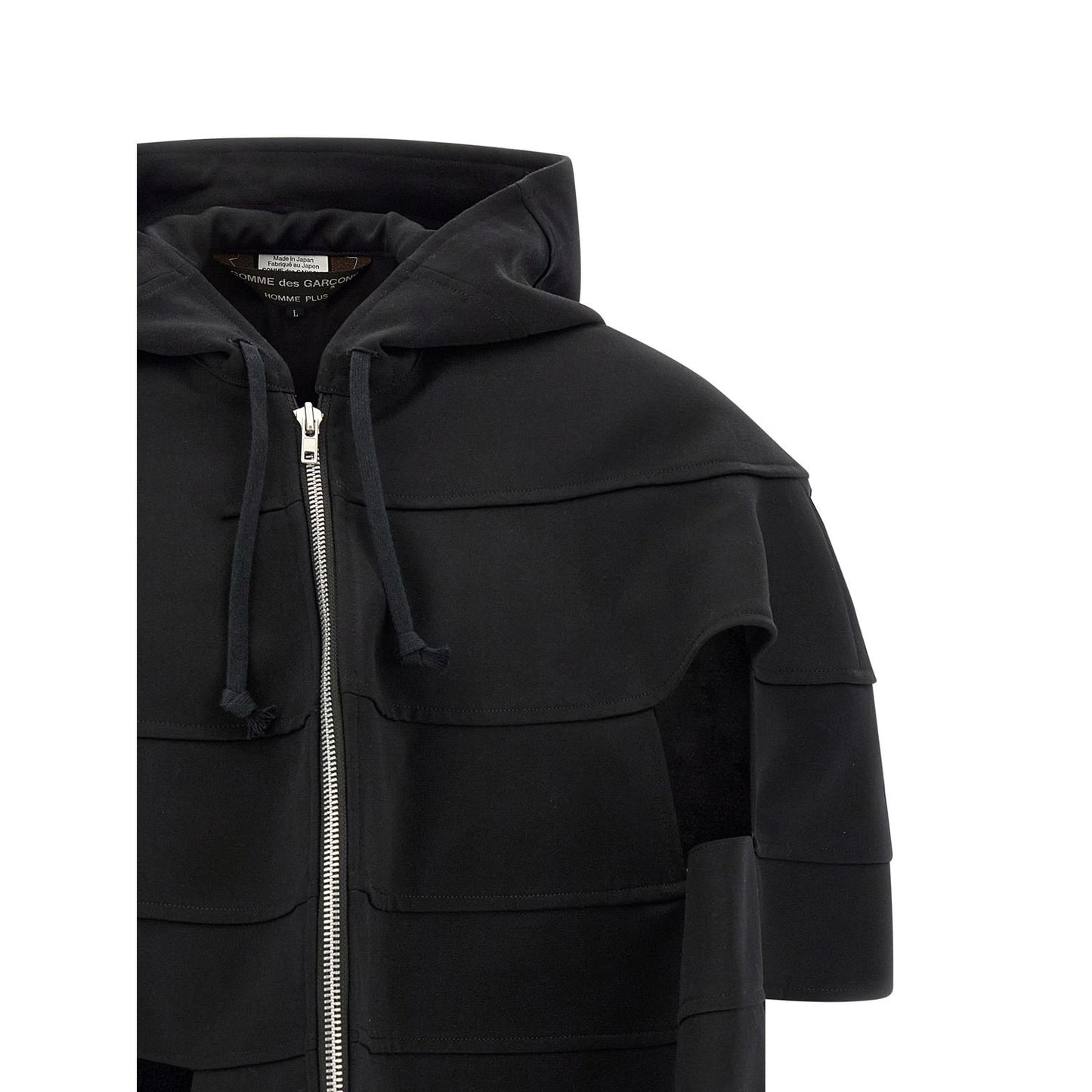 Comme Des Garçons Black Wool Shell Jacket