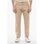 Corneliani ID Solid Color Stretch Cotton 5-Pocket Pants
