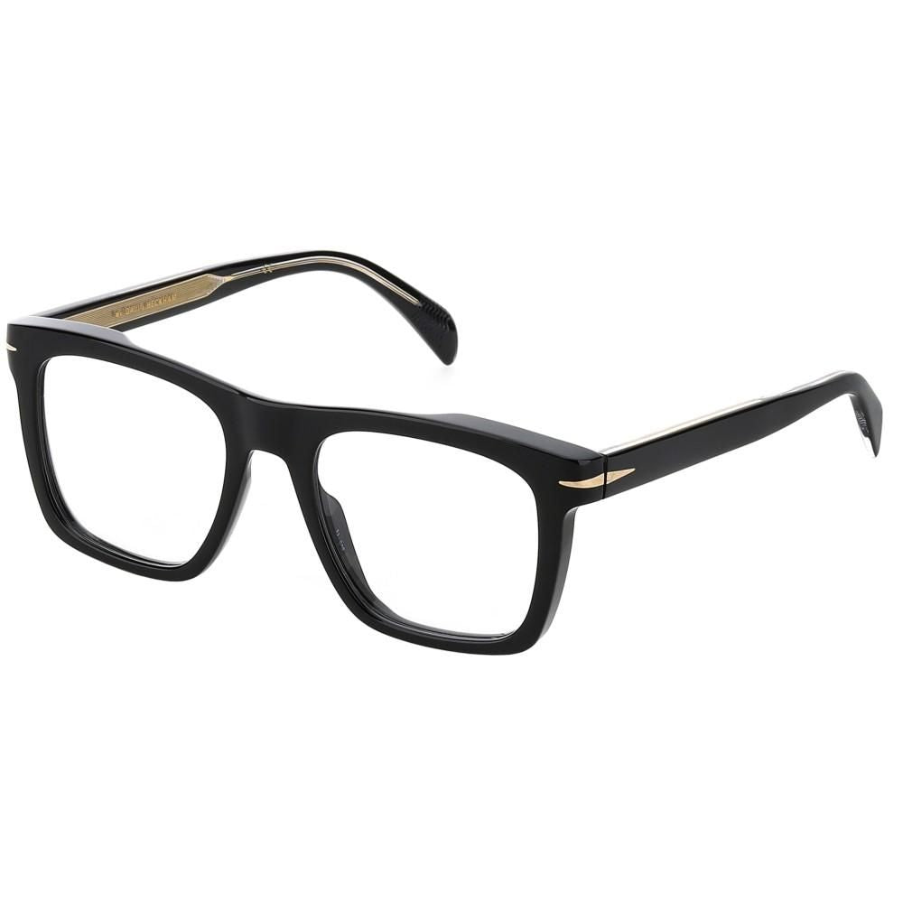 DAVID BECKHAM MOD. DB 7020 acetate eyeglasses for gentlemen in black frame