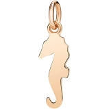 DODO Mod. DMB4007SEAHS0009R seahorse-shaped gold pendant charm.