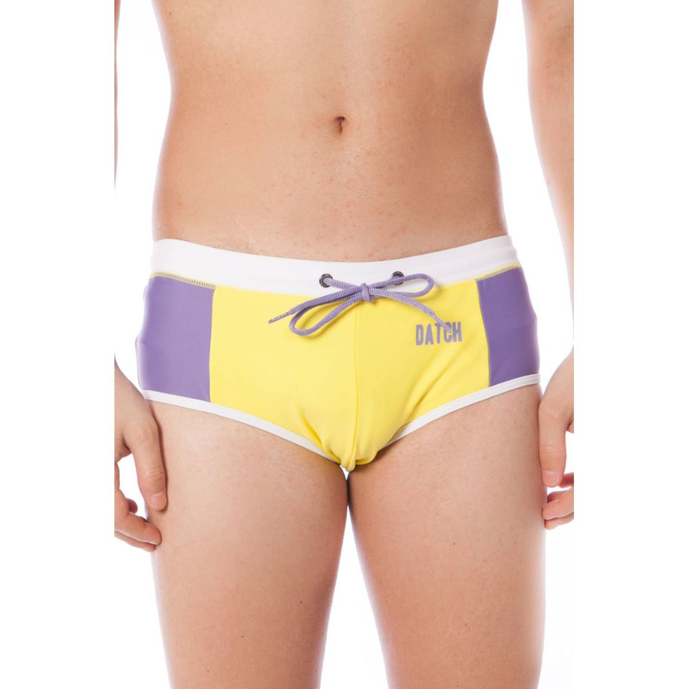 Datch Giallo Poliammide Men Swim Brief
