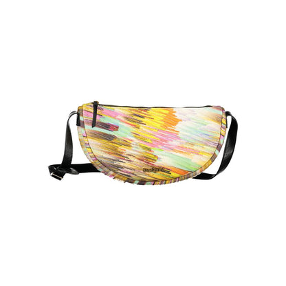 Desigual Giallo Polyester Woman Shoulder Bag 1728,67403481248,Bags,Desigual,New with tags,Shoulder Bags - Bags,Women,Yellow